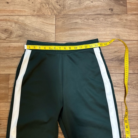ZARA Matching Set M Green Track Jacket + Ankle Zip Pants Athleisure Streetwear - Picture 9 of 10